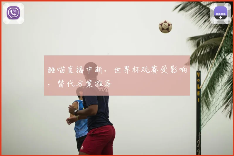 酷喵直播中断，世界杯观赛受影响，替代方案推荐